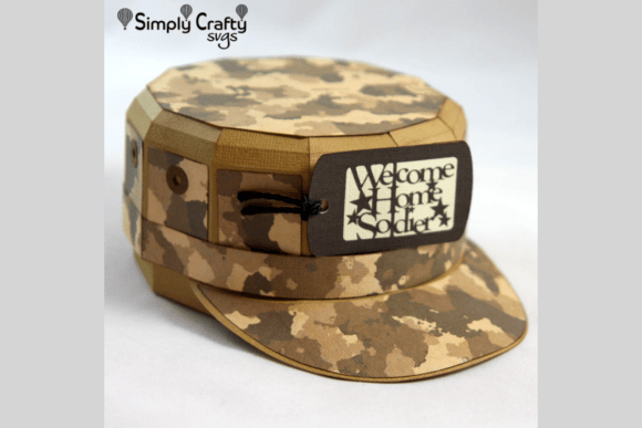 3D Military Fatigue Hat SVG: A Meaningful Craft for Veterans and Service Members