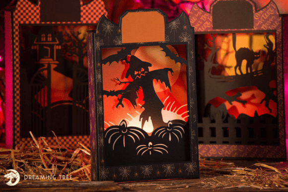 Add a Spooky Twist to Your Greetings with the Halloween Paperscape Box Cards SVG Bundle