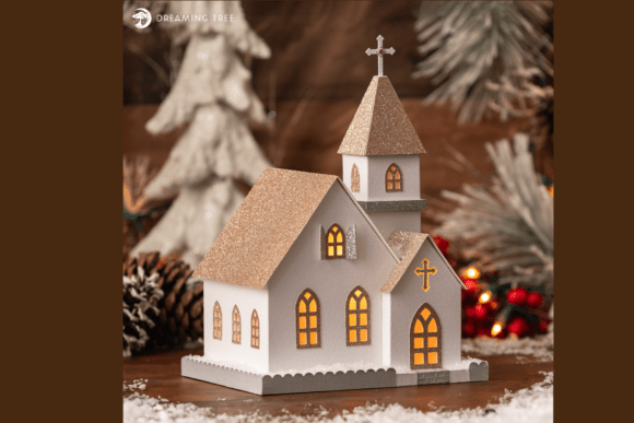 Bring Timeless Elegance to Your Holiday Décor with the Cardinal Chapel SVG