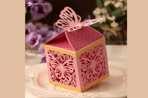 Butterfly Bliss Favor Box: A Whimsical Touch for Celebrations