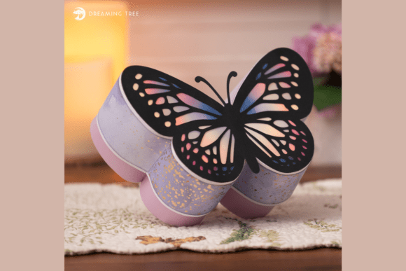 Butterfly Light Up Gift Box SVG: Elegance in Design
