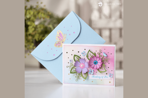 Crafting Elegance: Exploring the Wisteria Paperscape Card SVG