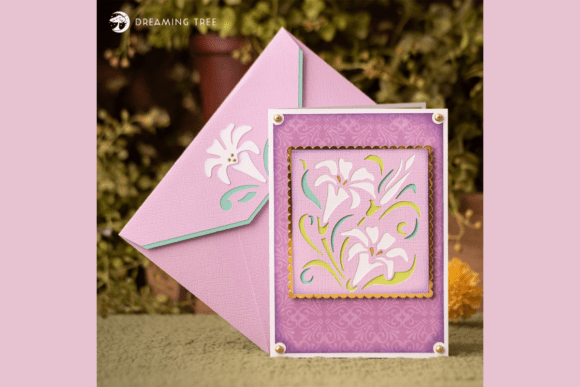 Elegant Craftsmanship with the Easter Lilies Card SVG