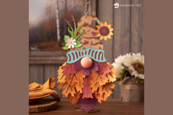Embrace the Magic of Autumn with the Autumn Gnome Decor SVG