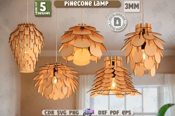 Exploring the Pinecone Pendant Lamp Laser Cut Bundle for Modern Home Décor