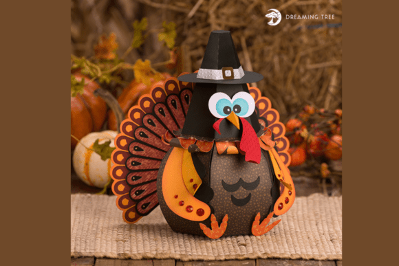 Googly Gobbler Treat Box SVG: A Playful Addition to Seasonal Crafting
