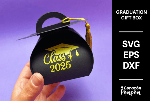 Graduation Gift Box Digital Cutting File