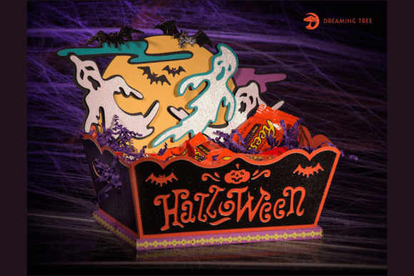 Halloween Treat Box SVG: Spooky Charm for Every Occasion
