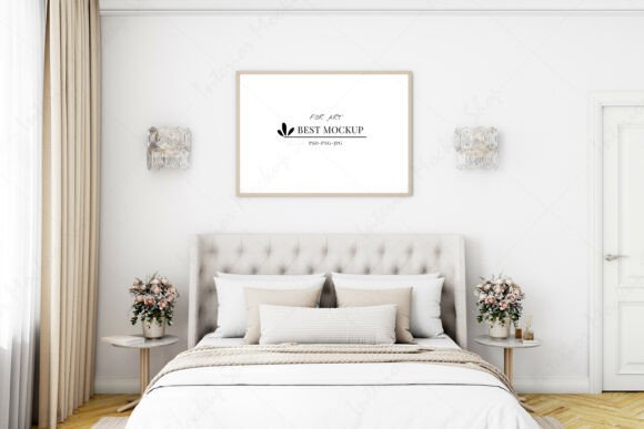 Interior Frame Mockup: Showcasing Your Creative Work with Realistic Flair
