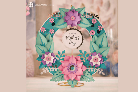 Mother s Day Wreath SVG: A Thoughtful Craft for Celebrating Mom