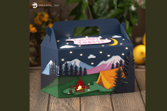 S More Gable Box SVG for Outdoor-Themed Crafting