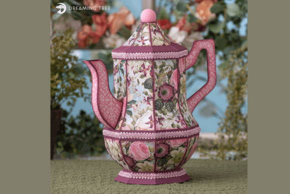 Step Back in Time with the Vintage Tea Pot SVG