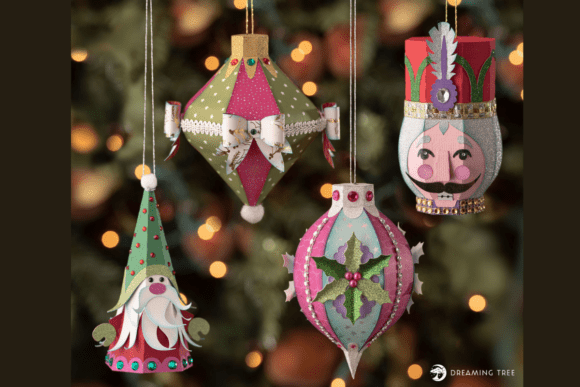 Trim the Tree SVG Bundle: Festive Ornaments for DIY Holiday Crafts