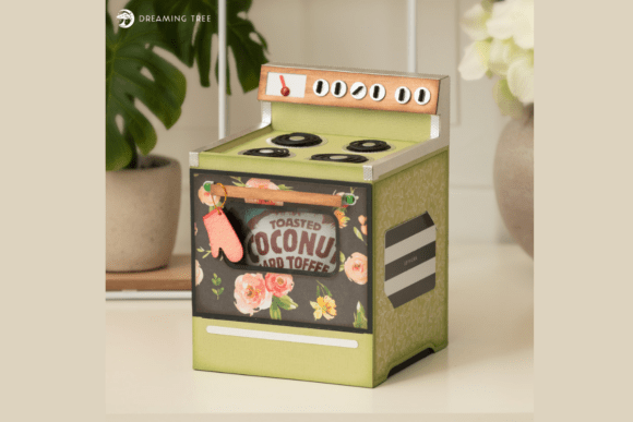 Turn Up the Charm with the Retro Stove Gift Box SVG: A Creative Fusion of Nostalgia and Modern Craft
